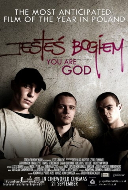 Jestes bogiem - British Movie Poster