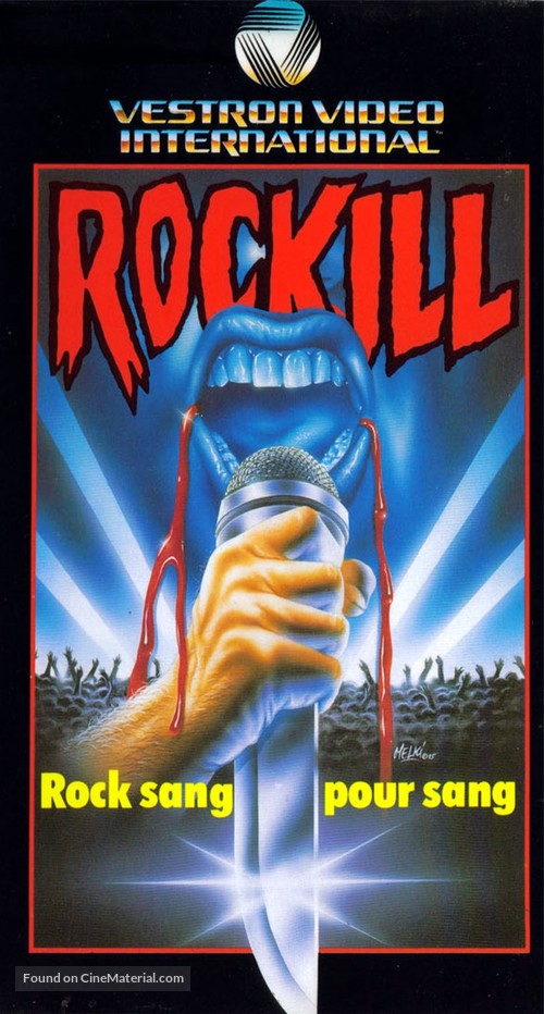 Rocktober Blood - French VHS movie cover