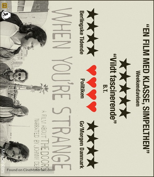 When You&#039;re Strange - Danish Movie Poster