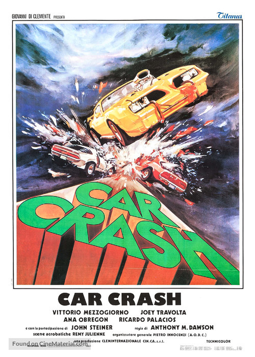 Car Crash - Italian Movie Poster