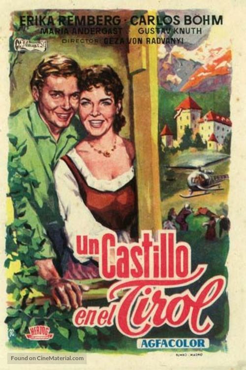 Das Schlo&szlig; in Tirol - Spanish Movie Poster