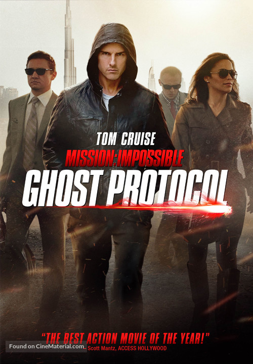 Mission: Impossible - Ghost Protocol - DVD movie cover