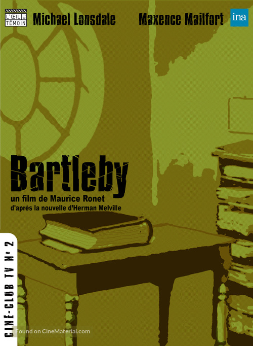 Bartleby - French DVD movie cover