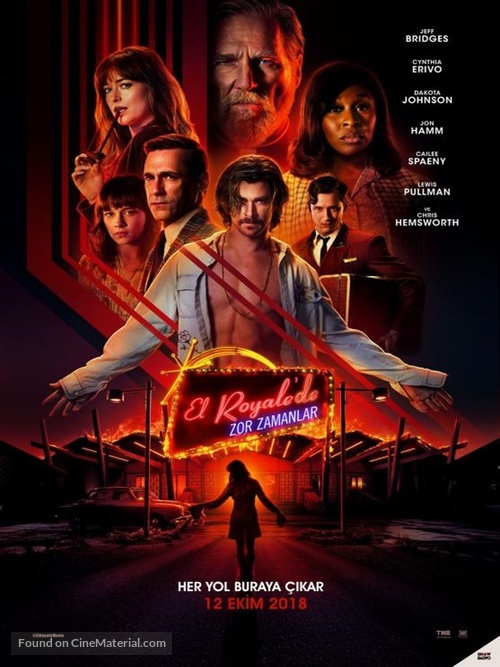 Bad Times at the El Royale - Turkish Movie Poster