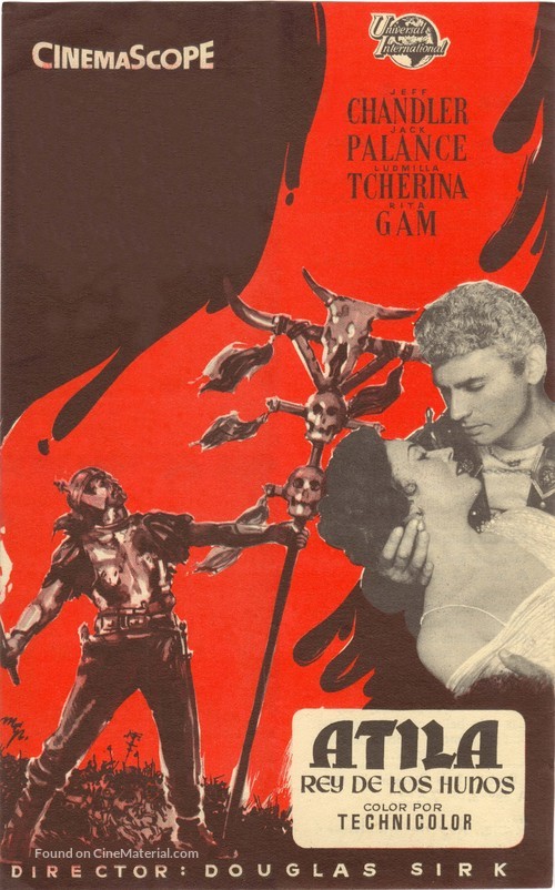 Sign of the Pagan - Spanish Movie Poster