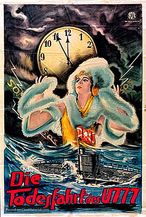 S.O.S. Perils of the Sea - German Movie Poster