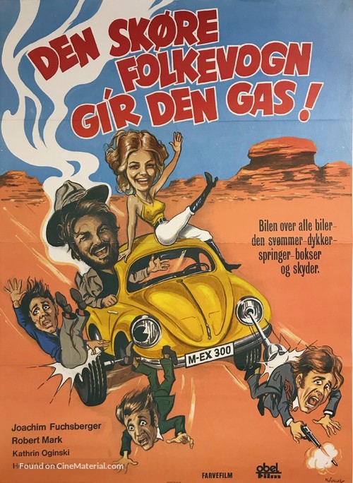 Ein K&auml;fer gibt Vollgas - Danish Movie Poster
