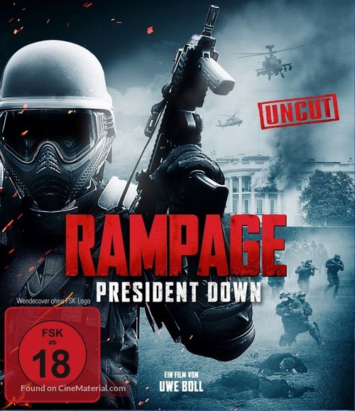 Rampage: President Down - German Movie Cover