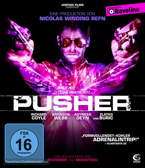 Pusher - German Blu-Ray movie cover