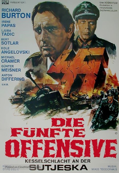 Sutjeska - German Movie Poster