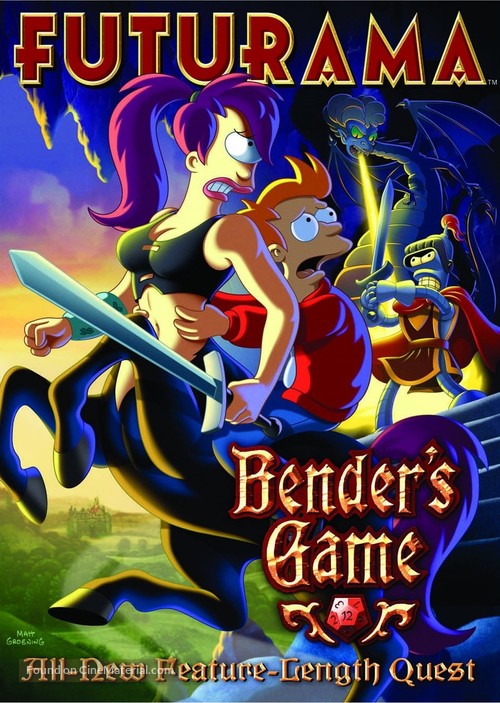 Futurama: Bender&#039;s Game - Movie Cover