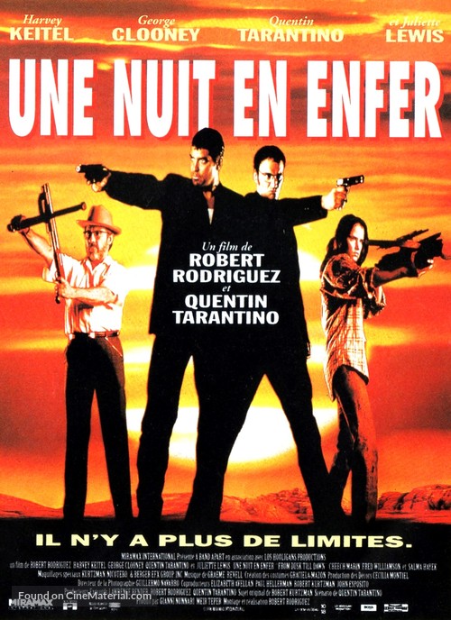 From Dusk Till Dawn - French Movie Poster