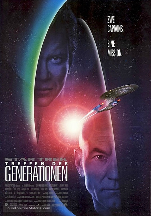Star Trek: Generations - German Movie Poster