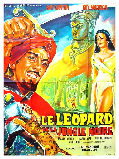 Sandokan contro il leopardo di Sarawak - French Movie Poster