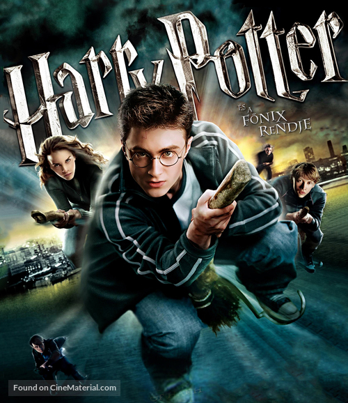 Harry Potter and the Order of the Phoenix - Hungarian Blu-Ray movie cover