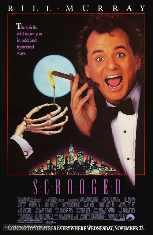 Scrooged - Movie Poster