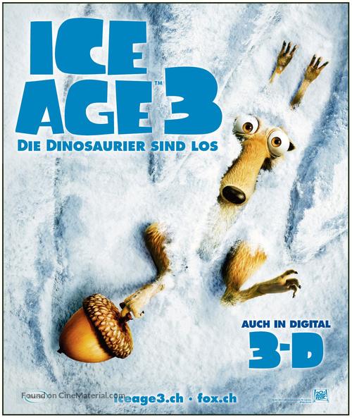 Ice Age: Dawn of the Dinosaurs - Swiss Movie Poster