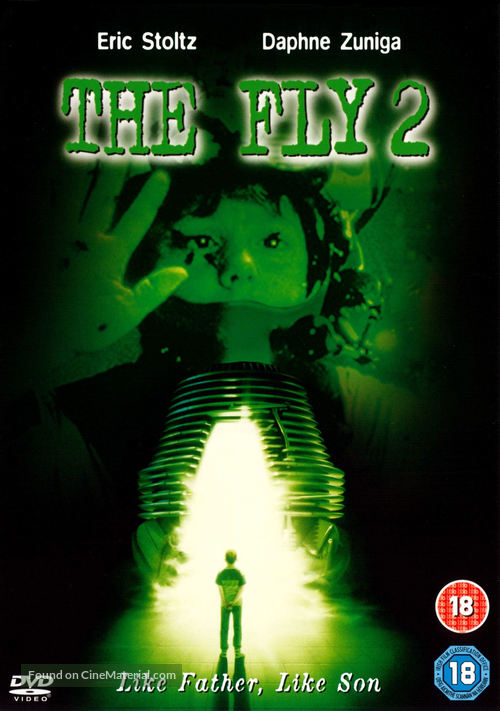 The Fly II - British DVD movie cover