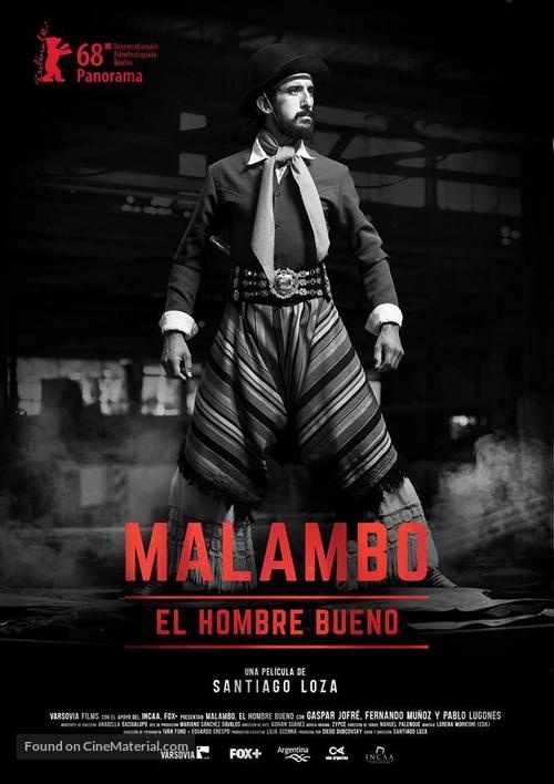 Malambo, El Hombre Bueno - Argentinian Movie Poster