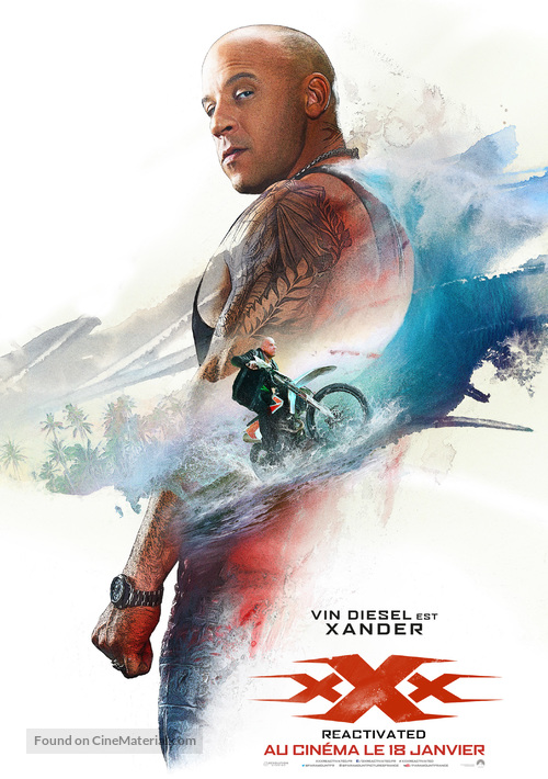 xXx: Return of Xander Cage - French Movie Poster