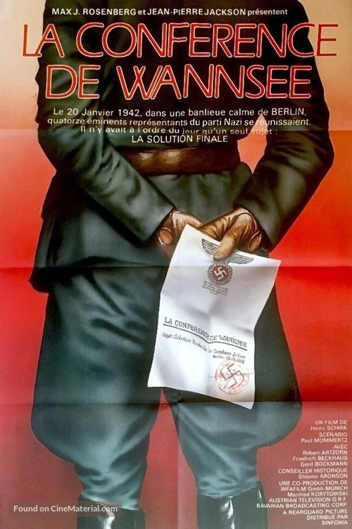 Die Wannseekonferenz - French Movie Poster