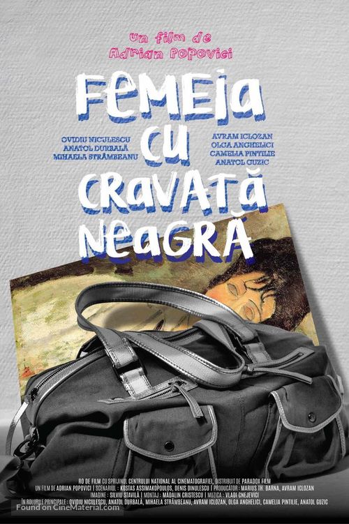 Femeia cu cravat&atilde; neagr&atilde; - Romanian Movie Poster