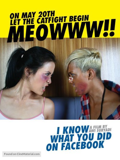 I Know What You Did on Facebook - Indonesian Movie Poster