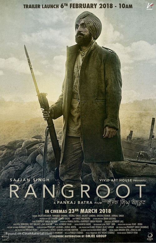Sajjan Singh Rangroot - Indian Movie Poster