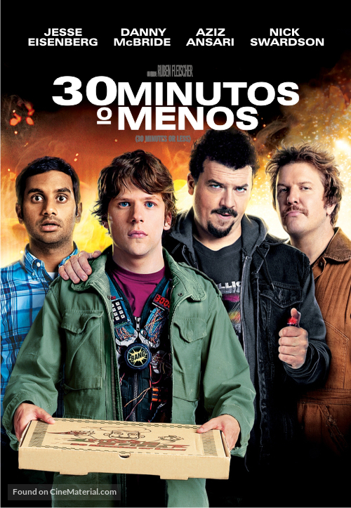 30 Minutes or Less - Argentinian DVD movie cover