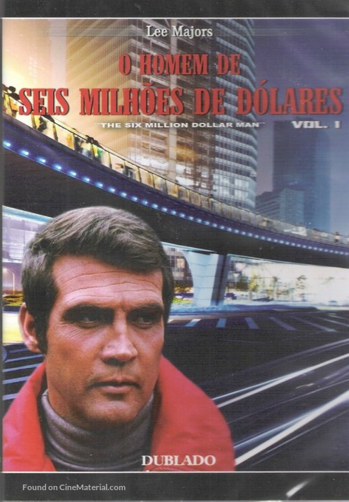 &quot;The Six Million Dollar Man&quot; - Brazilian DVD movie cover