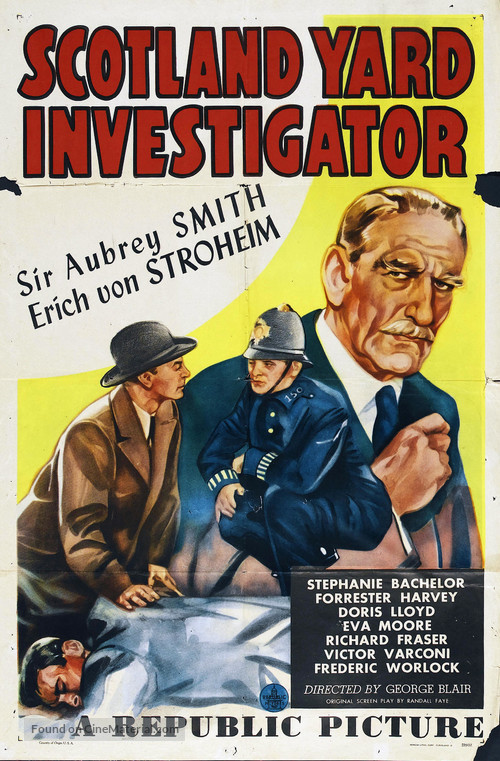 Scotland Yard Investigator - Movie Poster