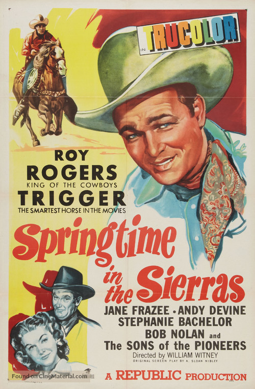 Springtime in the Sierras - Movie Poster