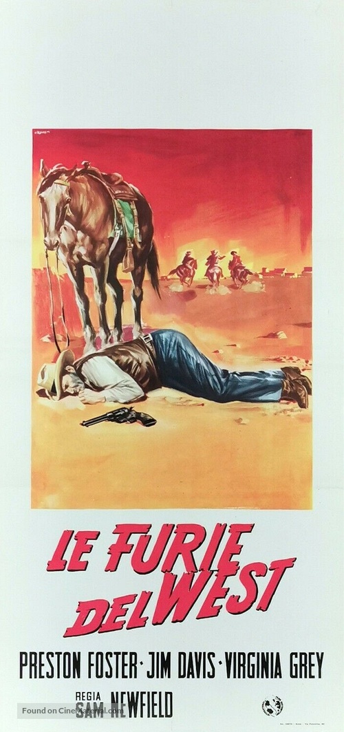 Three Desperate Men - Italian Movie Poster