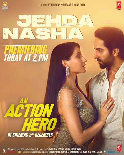 An Action Hero - Indian Movie Poster