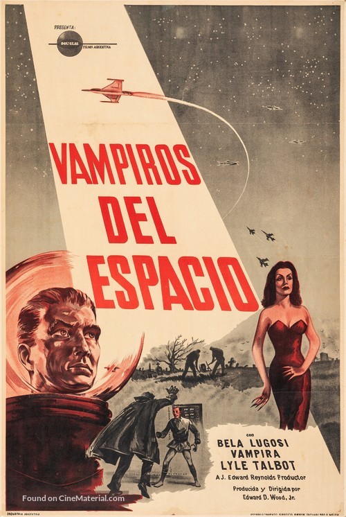 Plan 9 from Outer Space - Argentinian Movie Poster