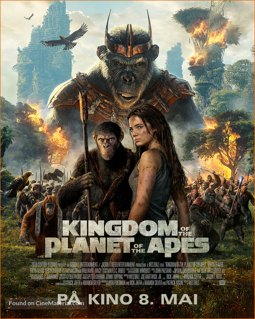 Kingdom of the Planet of the Apes - Norwegian Movie Poster