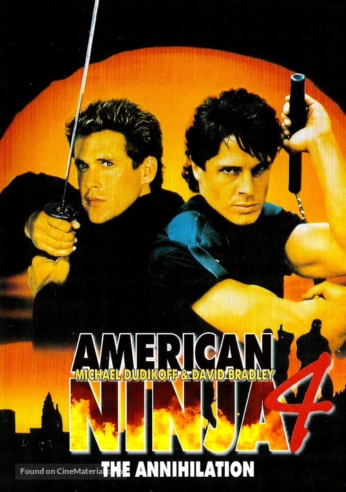 American Ninja 4: The Annihilation - Dutch DVD movie cover