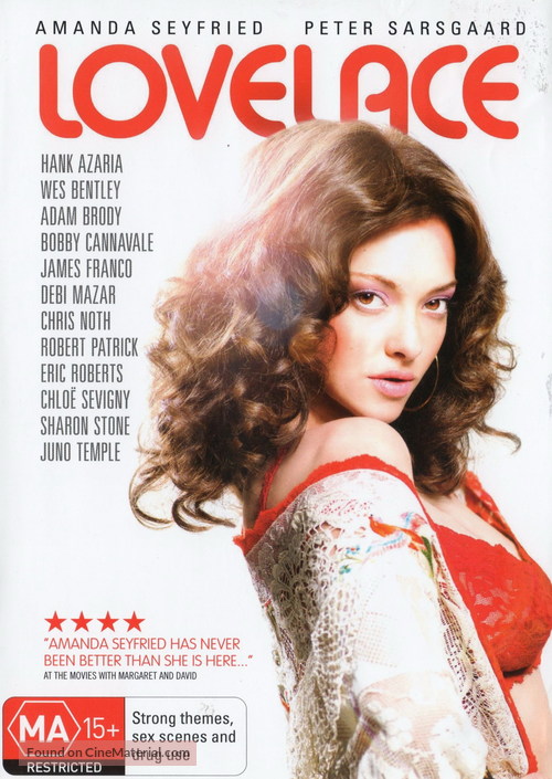 Lovelace - Australian DVD movie cover