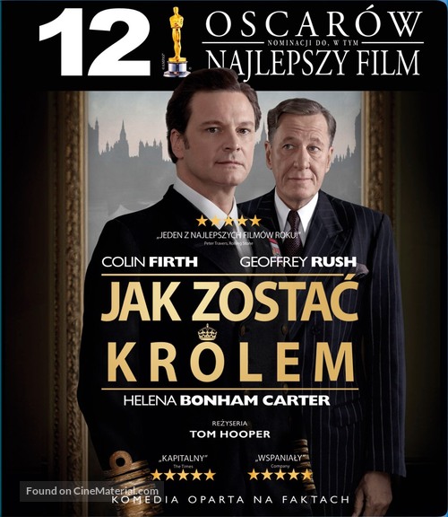 The King&#039;s Speech - Polish Blu-Ray movie cover