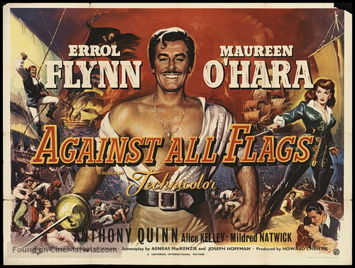 Against All Flags - British Movie Poster