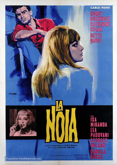 La noia - Italian Movie Poster