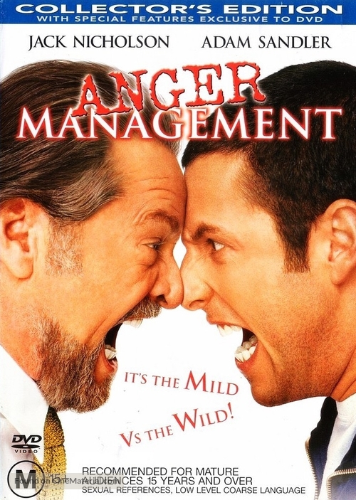 Anger Management - Australian DVD movie cover