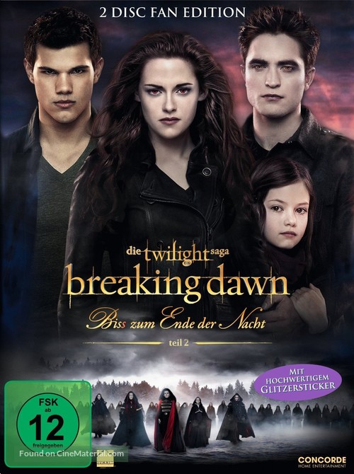 The Twilight Saga: Breaking Dawn - Part 2 - German DVD movie cover