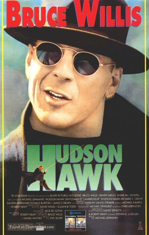 Hudson Hawk - VHS movie cover