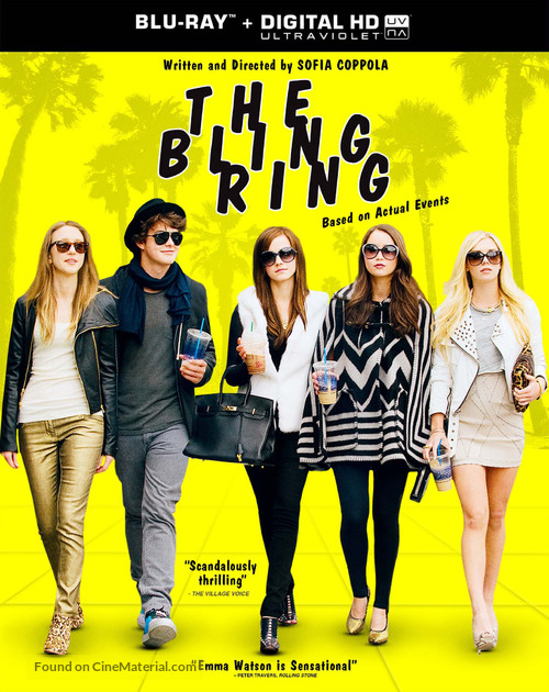 The Bling Ring - Blu-Ray movie cover