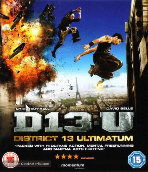 Banlieue 13 - Ultimatum - British Blu-Ray movie cover