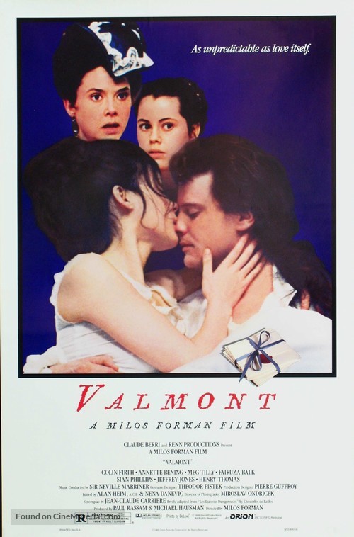 Valmont - Movie Poster