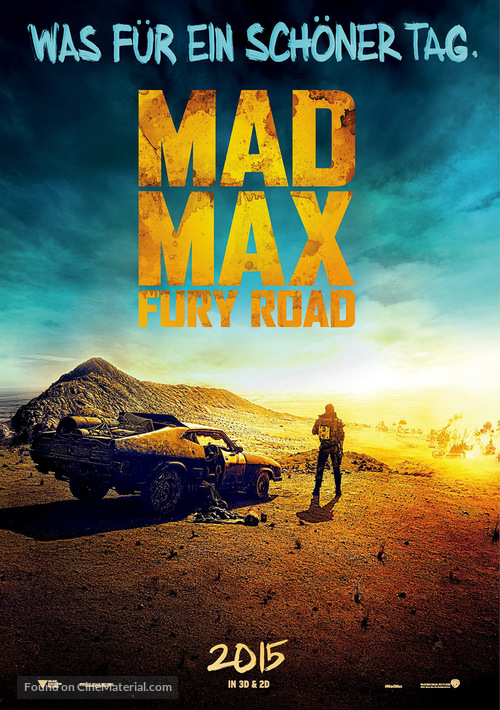 Mad Max: Fury Road - German Movie Poster