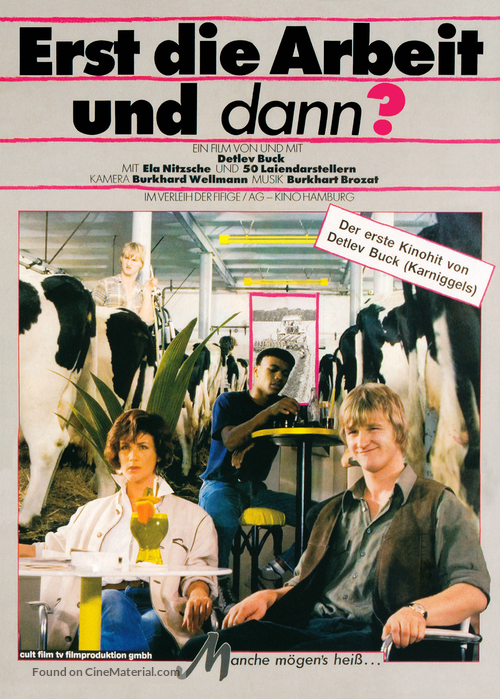 Erst die Arbeit und dann? - German Movie Poster