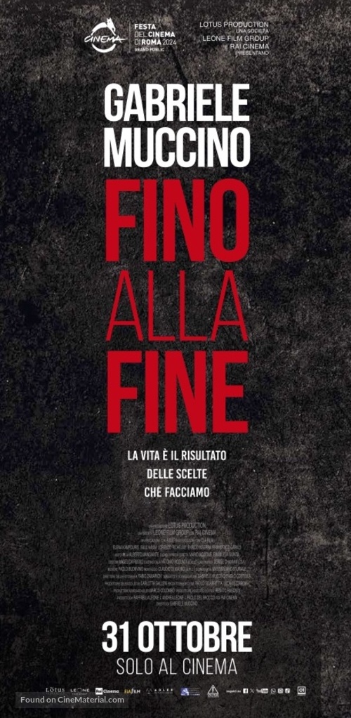 Fino alla fine - Italian Movie Poster